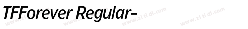 TFForever Regular字体转换